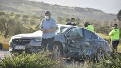 Aydın'da kazadan sağ kurtuldu, şükür namazı kıldı