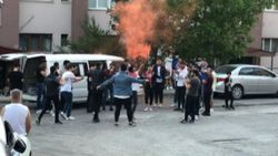 Zonguldak'ta maske ve sosyal mesafesiz asker uğurlaması