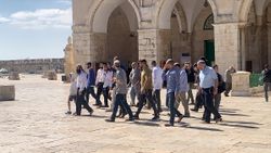 Yahudi yerleşimciler, Mescid-i Aksa'ya baskın düzenledi