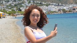 Bodrum'da turistlerin keyifli anları