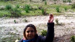 Aydın’da fotokapana taş atan kadın