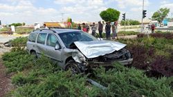 Aksaray’da trafik kazası: 3 yaralı