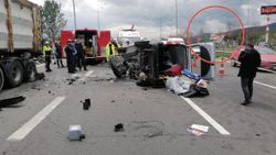 Bolu'da trafik kazası: 1 ölü, 2 yaralı