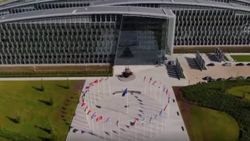 NATO Karargahı binası ilk kez havadan görüntülendi