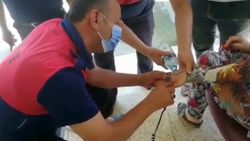 Osmaniye’de parmağına yüzük sıkışan kadının imdadına itfaiye yetişti