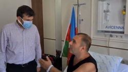 Selçuk Bayraktar, Karabağ gazisini ziyaret etti