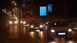 Kilit kavşak Kırıkkale'de bayram tatilinden dönüş yoğunluğu