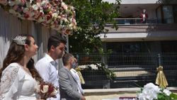 Keşan Belediye Başkanı, balkondan nikah kıydı