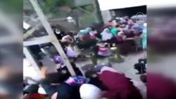 Kayseri'de nişan töreni sırasında davetlilerin üzerine balkon çöktü