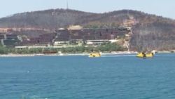 Yangın söndürme uçaklarına jet ski engeli