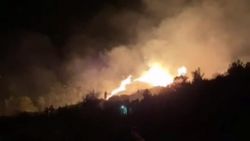 Muğla'da araçta başlayan yangın ormana sıçradı