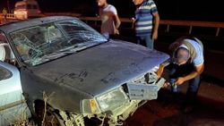 Şanlıurfa'da otomobil şarampole uçtu