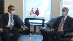 Hulusi Akar, KKTC Dışişleri Bakanı ile görüştü