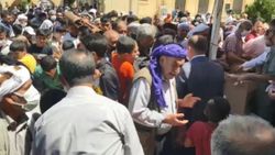 Şanlıurfa’da aşure dağıtımı sırasında izdiham