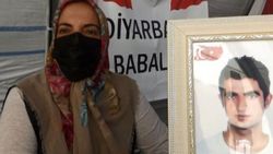 Diyarbakır'da evlat nöbetindeki anne: Siyaset yapmaya değil, oğlumu almaya geldim