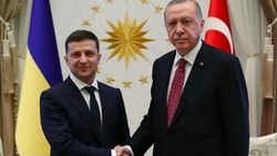 Cumhurbaşkanı Erdoğan, Ukrayna Devlet Başkanı ile görüştü