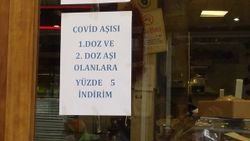 Diyarbakır'da esnaftan aşılı müşteriye indirim kampanyası