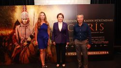 İYİ Parti Genel Başkanı Meral Akşener, Tomris Hatun filminin galasında
