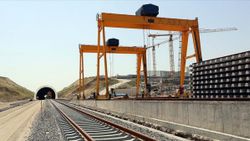 Halkalı-Kapıkule hızlı tren hattının Çerkezköy-Kapıkule etabının yüzde 47'si tamamlandı