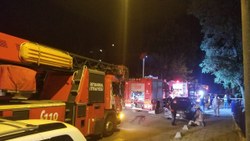 Kadıköy'de iş yeri deposunda yangın  