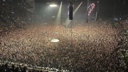 Danimarka'daki stadyumda 50 bin kişilik konser
