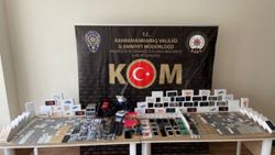 Kahramanmaraş'ta kaçak yedek parçalarla telefon yapıp satan kişi, yakalandı