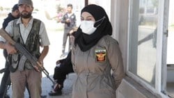 Türkiye'nin Suriye'de eğittiği kadın polisler görevde