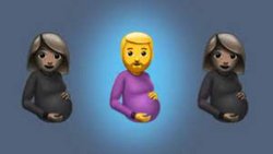 Hamile erkek emojisi geliyor