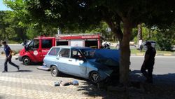 Antalya'da seyir halindeki sürücü sara krizi geçirdi