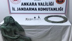 Ankara'da 31 adet tarihi eser ele geçirildi
