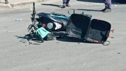 Adıyaman'da otomobil ile motosiklet çarpıştı