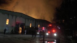 Kayseri'deki yangın çıkan bölgeye çok sayıda ekip sevk edildi