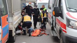 Kocaeli'de TEM'de çalışan işçiye otomobil çarptı