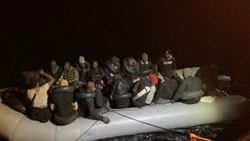 Fethiye açıklarında 36 kaçak göçmen kurtarıldı