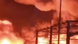 Mısır'da kimya fabrikasında yangın