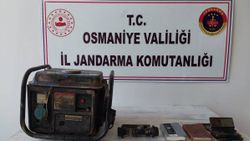 Amanoslar'da jandarma PKK'ya ait sığınak ele geçirdi