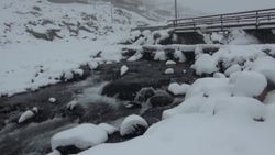 Rize'de kar kalınlığı 20 santimi geçti