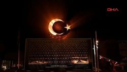 Atatürk Kültür Merkezi açılışında görsel şölen