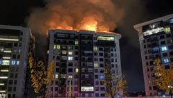 Eskişehir'de işten çıkarılan kapıcı, kaldığı binada yangın çıkardı