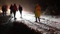 Mersin'de Tarsus- Çamlıyayla yolu kardan kapandı