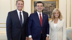ABD Ankara Büyükelçisi Flake, İmamoğlu'nu ziyaret etti