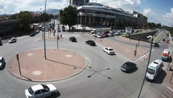 Konya'da kameralara yansıyan trafik kazaları