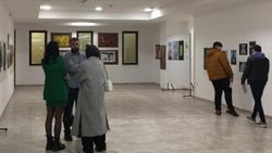 Öğrencilerinin sergisi büyük ilgi görüyor