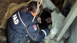 Edirne'de kaybolan yaşlı kadın, donmak üzereyken bulundu