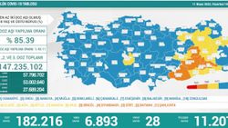 11 Nisan Türkiye'de koronavirüs tablosu