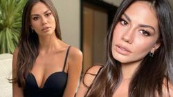 Demet Özdemir sere serpe yere uzandı, minicik şortuyla akılları baştan aldı! 'Keşke hiç giyinmeseydin'