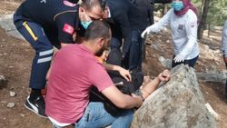 Adıyaman'da piknik yapan polis bir gencin hayatını kurtardı