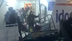 İstanbul'da feribot yolcuları fırtınaya yakalandı