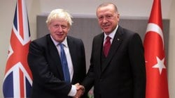 Cumhurbaşkanı Erdoğan, Boris Johnson ile görüştü 