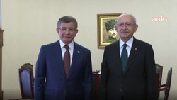 Ahmet Davutoğlu'ndan Kemal Kılıçdaroğlu'na ziyaret